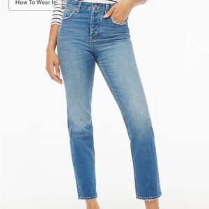 J. Crew Factory Premium Edition straight jean with button fly